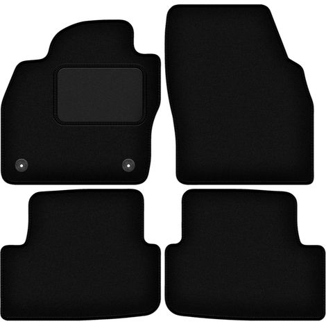 Alfombrillas de terciopelo negro para Seat Ibiza V hatchback (2017-) (1/5)