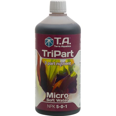 Engrais - 1L - TripartMicro - Eau douce (Flora Micro) - Terra Aquatica - GHE (1/3)