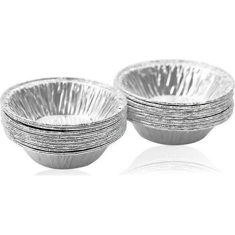 100 moules à pâtisserie jetables, moules en aluminium, moules à cupcakes pour la cuisson (1/5)