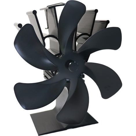 Ventilatore silenzioso a 6 pale per stufe a legna, a gas, a pellet e a combustione di legno. Utilizzabile a partire da 50 °C / 122 °F. (1/5)