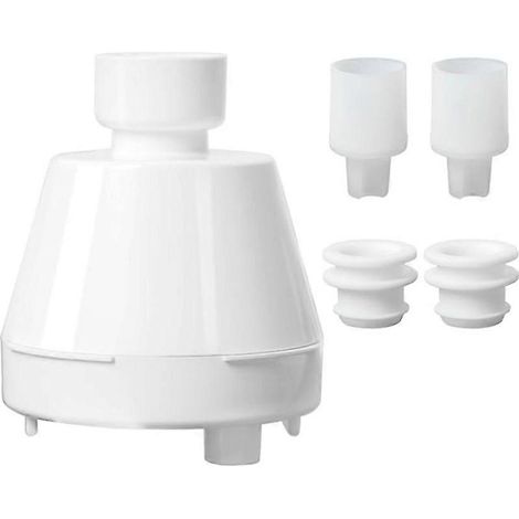 Ensemble de remplacement pour filtre et bouchon de buse en silicone pour fontaine à eau pour chats, distributeur d'eau pour animaux, pièces détachées pour fontaine à eau pour animaux (1/5)