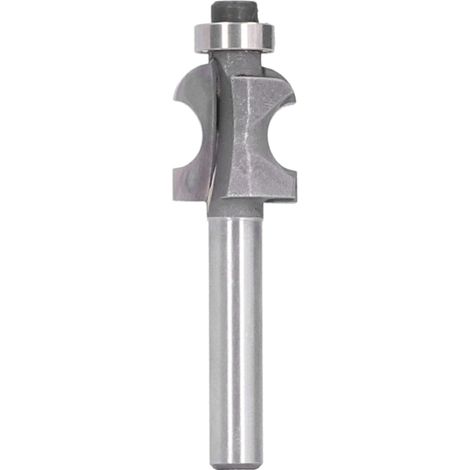 Fraise à affleurer Stile 6mm, queue 1/4" pour défonceuse, coupe à bois, défonçage d'ébénisterie et menuiserie (1/5)