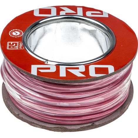 Câble pour environnement difficile RS PRO, 3,022 mm², 12 AWG, 200°C max, PTFE Rose, 25m ( Prix pour Bobine de 25 Mètres ) (1/3)