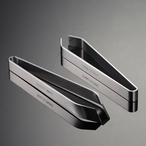 Lot de 2 Pinces Alimentaire à épiler Professionn en INOX - Pince a epiler pour arrete de Poisson - Pince a desareter Le Poisson (1/5)