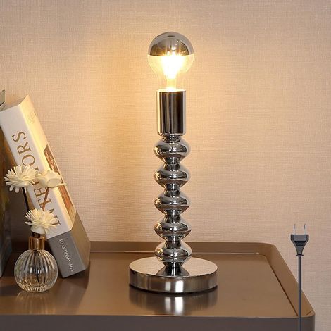 Lampe de Table Industrielle Vintage avec Interrupteur Chevet LED (1/5)