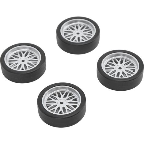 4 Pneus Dérapants pour Voiture RC - Roues en Caoutchouc pour Drift AE86 Télécommandé