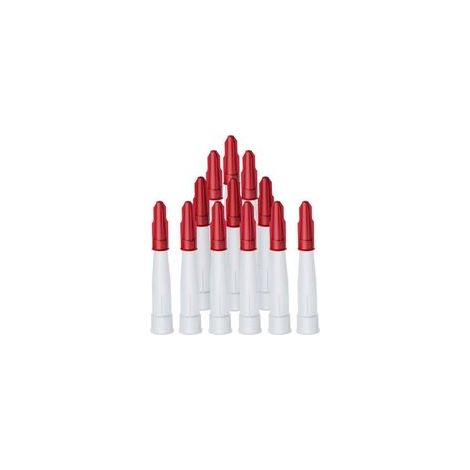 Lot de 24 bouchons de buses de calfeutrage, 12 blancs + 12 rouges, plastique – (1/5)