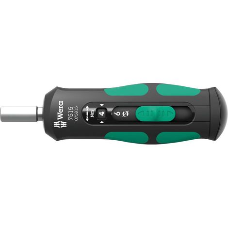 Tournevis dynamométrique Kraftform Safe-Torque Speed, 2-6 Nm, 1/4" x(2,0 x 3,0 x 4,0 x 5,0 x 6,0) Nm x 147.5 mm, Couple (1/5)