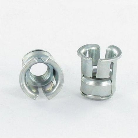 Ecrou Cage Rond M6 Epaisseur tole 0.7 à 4 CV4826HG Acier zingué-100 pièces - Ecrou Cage Rond M6 Epaisseur tole 0.7 à 4 CV4826HG Acier zingué-100 pièces (1/3)