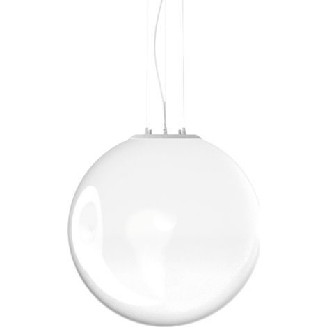 Ideal Lux MAPA CLEAR Plafonnier suspendu Globe 50 cm Opale