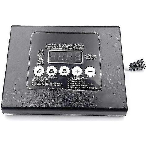 Panneau de commande numérique pour fumoir-grill, 120 V, compatible avec ESQ30B, ESQ30S, 20070106, référence 990050048 (1/4)