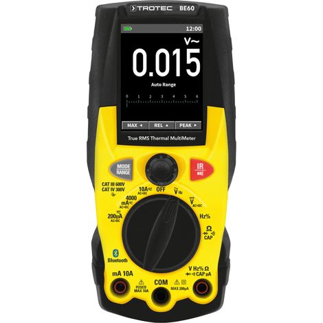Trotec BE60 Multimetro digitale a vero RMS con termocamera integrata