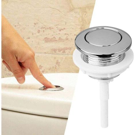 Bouton de chasse d'eau, bouton-poussoir de 38 mm pour baignoire et toilettes, dispositif d'économie d'eau - Convient aux réservoirs de toilettes (1/3)