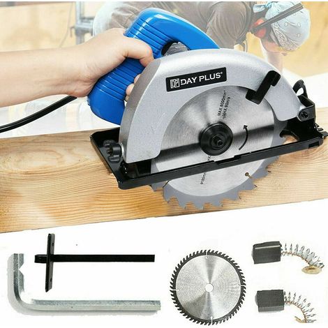 Power Saw Tools - Circular Saw/Wood Saw/Table Saw/Metal Saw for Woodworking, to Cut Wood/Logs/Metel/Plastic, 900W Electric Saw with Speed 4700RPM, Adjustable Cutting Angle Depth Sawing Machine (1/5)