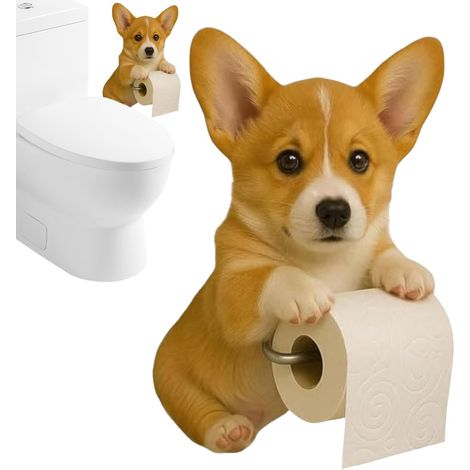 Distributeur d'Essuie-Tout Chien - Support pour Chien (1/5)