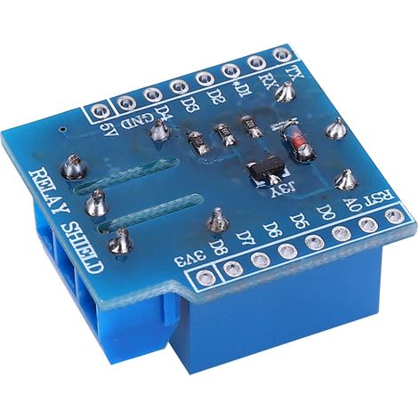 Module relais 5 V (4 pièces) - Composants électroniques compatibles avec le déclencheur de niveau haut D1 Mini 5 V (1/5)