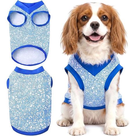 Dog Cooling Vest, Breathable Dog Vest Summer Dog Vest Soft Cool Dog Coat, Cool Comfortable Dog Shirt, Lightweight Coat for Small Medium Dogs (1/3)