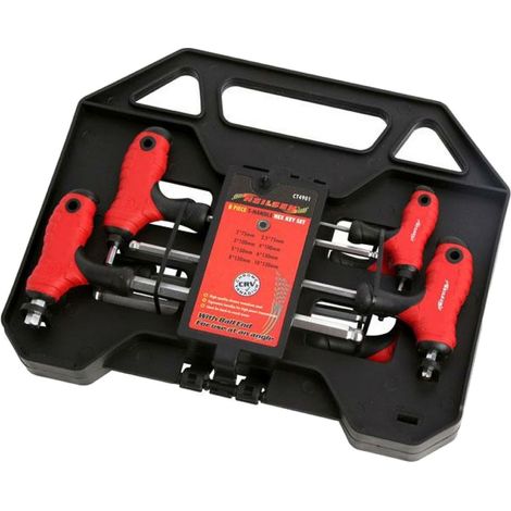 Neilsen 8pc Long Metric Ball Point Hex Allen Key Set Allan T Handle 2 - 10mm