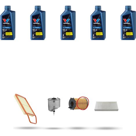 Kit tagliando 4 FILTRI e 5L OLIO compatibile con Toyota Proace 1.6 D4-D 66kw Dal 2013 (1/5)