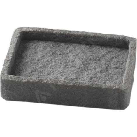 Porte-savon sur pied ARIES, gris (1/3)