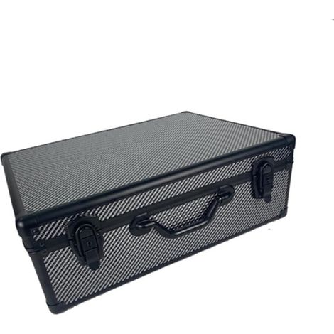 Boîte à Outils en Fibre de Mallette à Outils en Aluminium Valise Équipement Sac de Transport Rigide Instrument Étui Rigide Boîte à Outils Portable B (1/5)