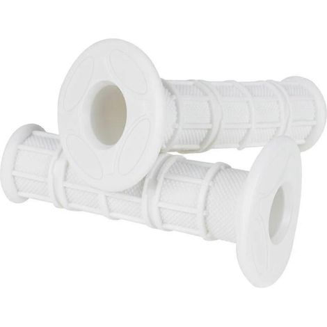 Universelle, weiche Gummigriffe (7/8 & 1 Zoll) für KTM, Honda, Kawasaki, Yamaha, Suzuki, BMW, MX-, Pit- und Dirtbike-Motorräder – Weiß (1/5)