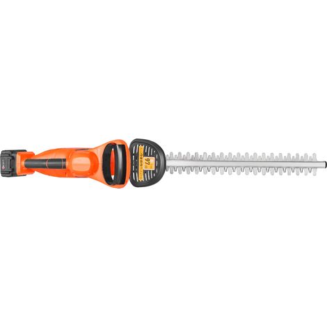 Mophorn Elektrische Heckenschere, 1200 U/min, Trimmer für Äste, 20 V 2 A Akku, Heckenschere mit 51 cm Dual-Action-Klinge & sicherem Design, Gartengerät für die Pflege von Rasen und Garten