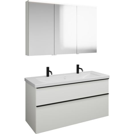 burgbad Eqio Set, bestehend aus Spiegelschrank rechts, (1/2)
