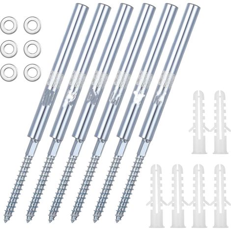 Supports d'étagère flottants invisibles, Équerre Étagère de Fixation Murale 6 Pcs (1/5)