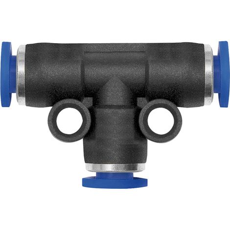 Riegler T-Steckverbindung »Blaue Serie« mini, Schlauch-Außen-Ø 6, 138.006M (1/3)