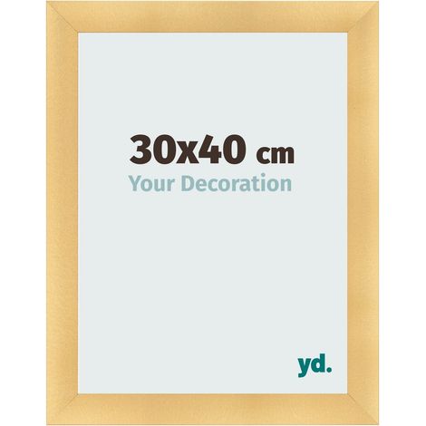 yd. - Cadre photo 30x40 - Or Mat - MDF - Pisa (1/5)