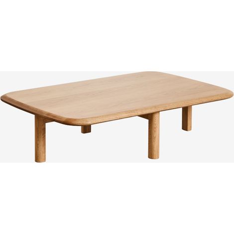 Tavolino rettangolare 100x65 cm in legno Treveris SKLUM            