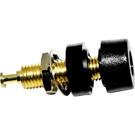 Mueller Electric BU-P2854-0 Bananenstecker   Schwarz 10 St.