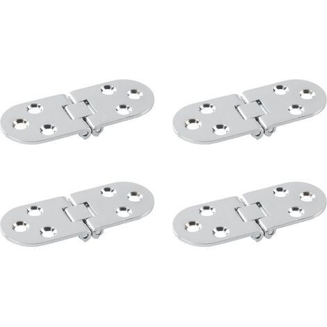 (4 Pièces)Charnières Pliantes Charnières de Table Charnière Meuble Pliable Charnières Charnières pour Table Pliantes Charnière en Alliage de Zinc ave (1/5)