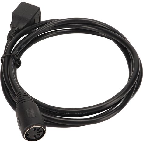Câble MIDI DIN 5 broches femelle vers RJ45 femelle 1,5m pour connexion audio professionnelle (1/5)