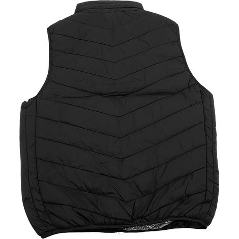 Gilet chauffant électrique USB, veste chauffante à 3 niveaux de chaleur et 4 zones de chauffe, pour homme et femme, modèle M01, noir, taille 4XL (1/5)