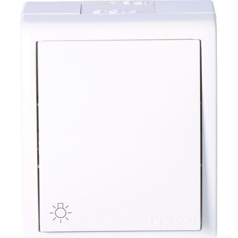 Botón "Luz" n/t IP54 AQS1/11 Aquarius blanco (1/4)