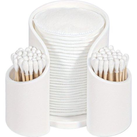 Porta cotton fioc dispenser cotton fioc da viaggio dispenser cotton fioc cotton fioc da tavolo cotton fioc cotton fioc organizer per dischetti di cotone dispenser per trucco dispenser di cotone (1/5)