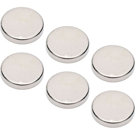 Lot de 50 aimants néodyme. Aimants ronds et puissants, parfaits pour les loisirs créatifs, les expériences scientifiques, le bricolage et comme aimants pour réfrigérateur. Adaptés à de multiples usage (1/5)