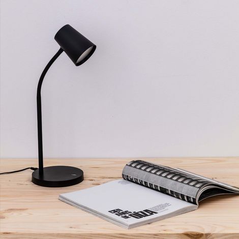 DELO Lampe à poser noire (1/5)
