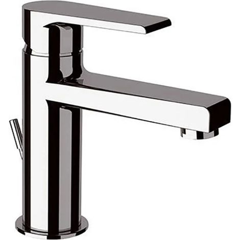 Miscelatore lavabo medio cromato Mariani serie Artic scarico incluso (1/4)