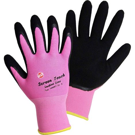 Leipold Doehle 149061-8 SCREEN TOUCH Latex Feinstrickhandschuhe Größe (Handschuhe): 8    CAT I 1 Paa