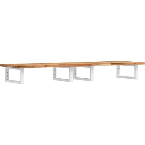Maison Exclusive - Waschbeckenregal Wandmontage Stahl und Akazien