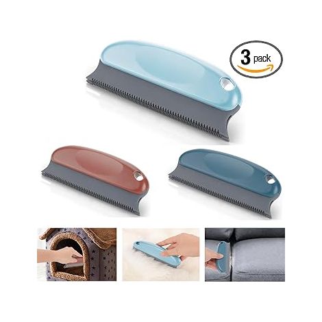Brosse à Poils d'animaux, épilateur de Poils de Chien pour Tapis, canapé, Voitures, Peigne à Poils de Chat, Brosse en Caoutchouc pour Poils d'animaux, Produits d'épilation de Chien (1/5)