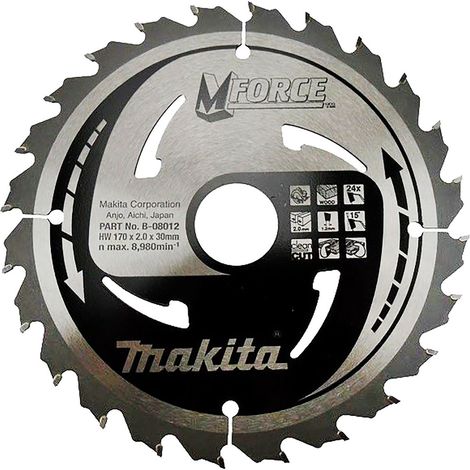 LAM TCT SPE BA 170/30/24 BOIS MAKITA B-08012