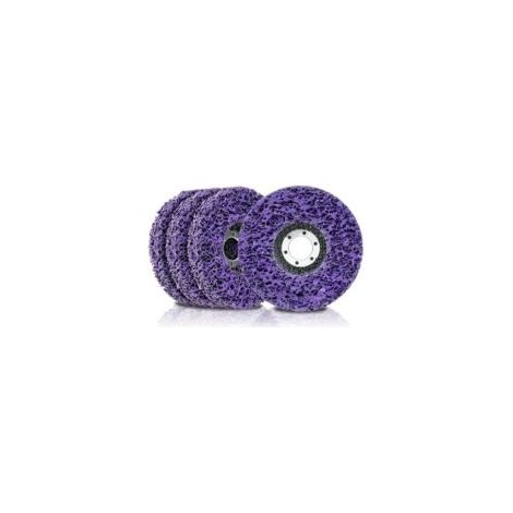 Set di 4 dischi abrasivi a grana grossa, dischi CSD, 115 mm x 22 mm, dischi per smerigliatrice per la pulizia di metallo, acciaio, ferro, pietra, legno e plastica - Crezuo