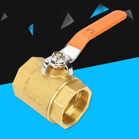 1 pièce vanne à bille laiton DN32 1-1/4 BSP 1.6MPa pour eau huile gaz (1/5)