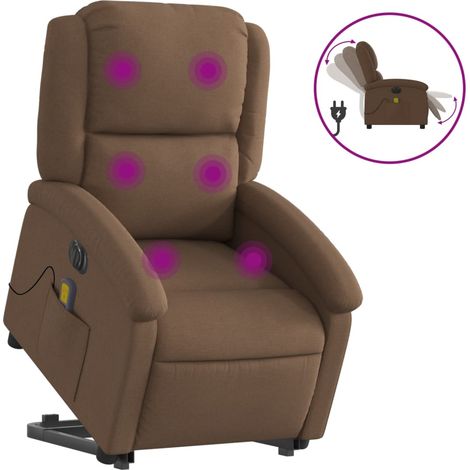 Maison Exclusive - Elektrischer Massagesessel mit Aufstehhilfe Br
