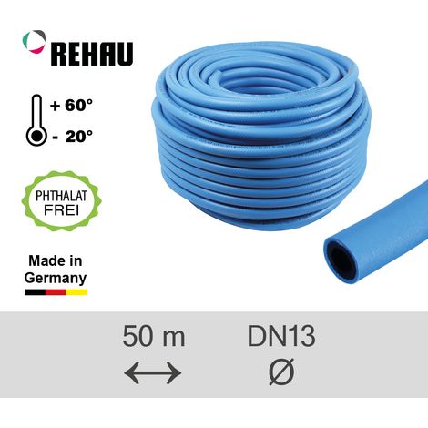 REHAU PVC Industrieschlauch Raufilam Slidetec soft ID 12,7mm AD 18,7mm L.50m blau Rl. (1/4)