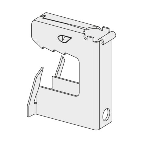 Attache tigre pour épaisseur 0,8 a 1,6 cm pour dalle plafond - boîte de 100 - EUROCOUSTIC (1/2)